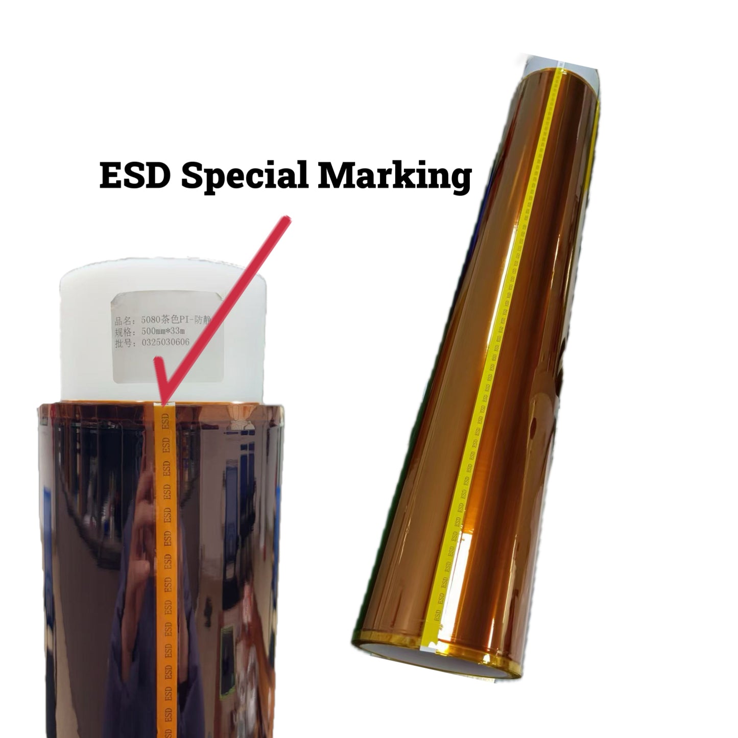 ESD Polyimide Tape – 260°C Heat Resistant for PCB & Semiconductor
