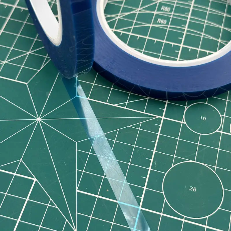 High-Tack Blue Polyester Tape | High Opacity Light-Blocking PET Film