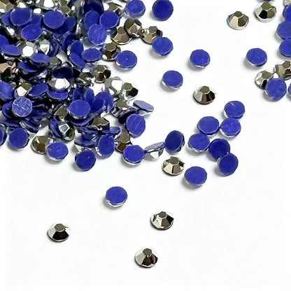 Mineral Silver SS6 Hot Fix Rhinestones | Glass Crystal Heat Transfer Stones for Garment Decoration