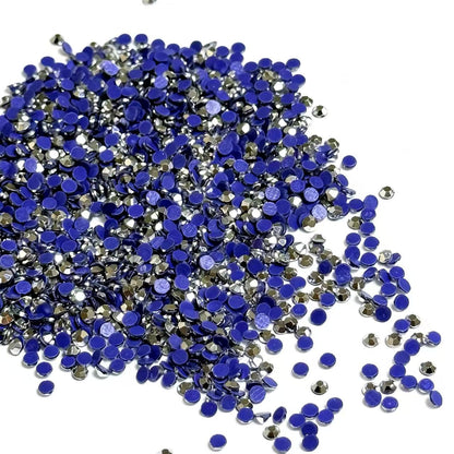 Mineral Silver SS6 Hot Fix Rhinestones | Glass Crystal Heat Transfer Stones for Garment Decoration