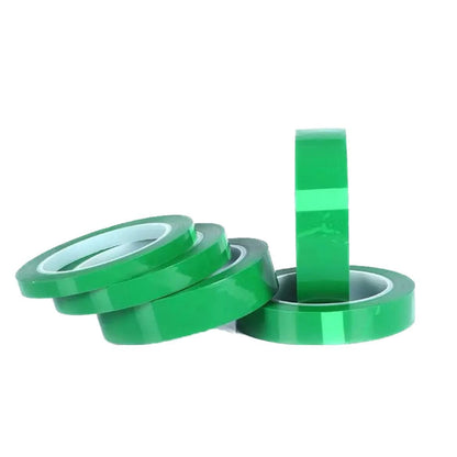 10mm Green Polyester PET Masking Tape | High Temperature Powder Coating Tape