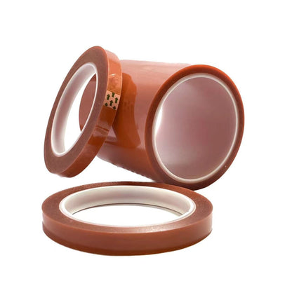 Red PET Silicone Tape 260°C 25mm | Heat Resistant Electrical Insulation Tape